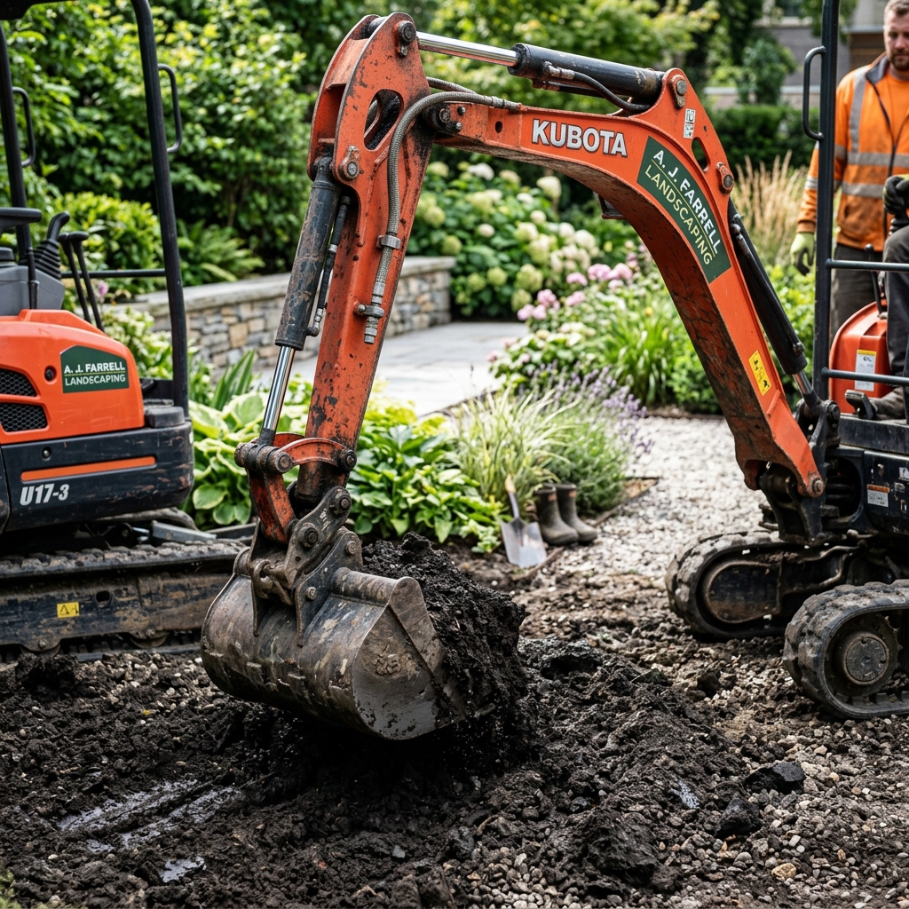1.5-Ton Digger with Operator